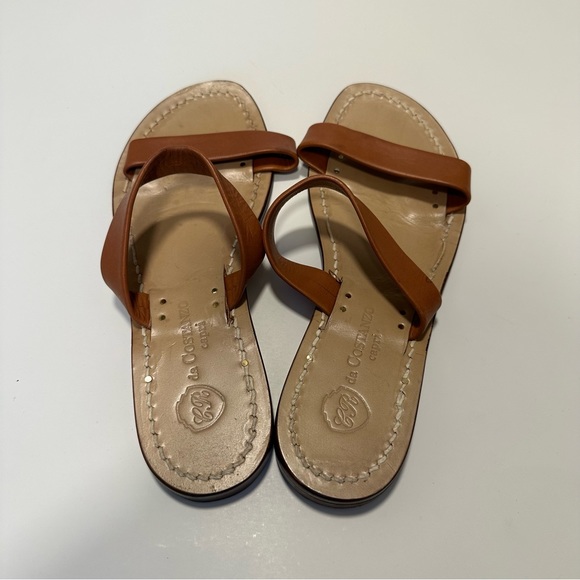 CR Da Constanza Capri Hand Crafted Genuine Leather Strappy Sandals Size 36 - Picture 3 of 6